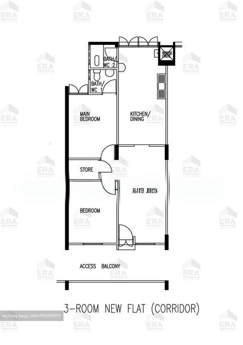 Blk 702 West Coast Road (Clementi), HDB 3 Rooms #594209531